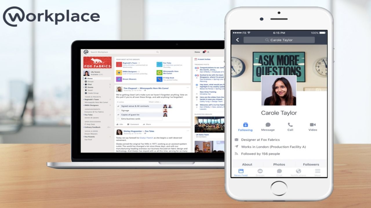 Conoce las nuevas herramientas que Workplace de Facebook está implementando