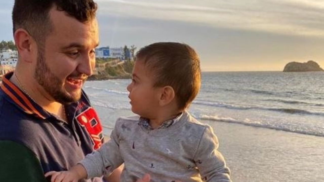 Edén Muñoz, integrante de Calibre 50 se estrena TikTok con su hijo