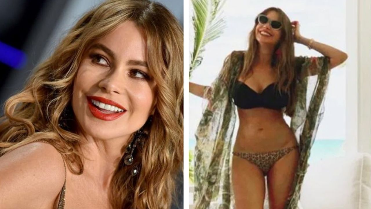 A sus 47 años, Sofía Vergara luce cuerpazo de jovencita en minúsculo bikini