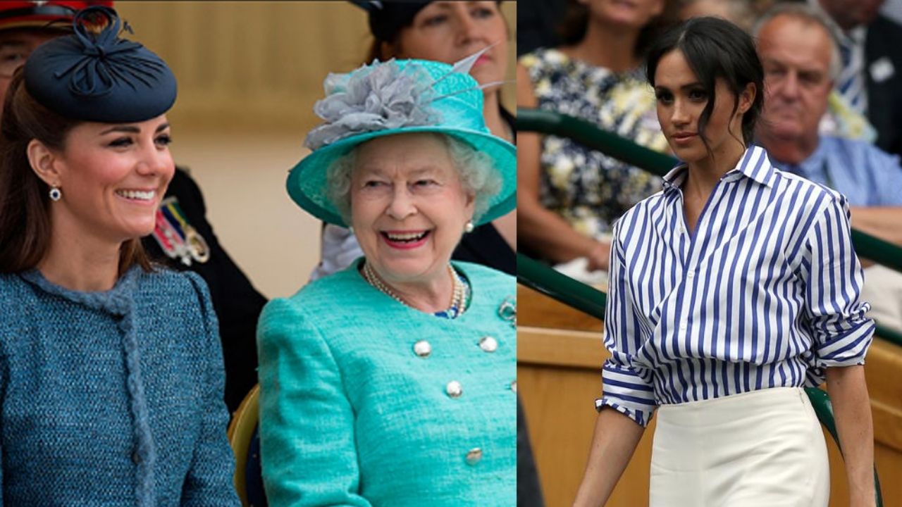 Meghan estallaría contra la Reina Isabel II por celos a Kate: “Si la atacarán no lo toleraría”