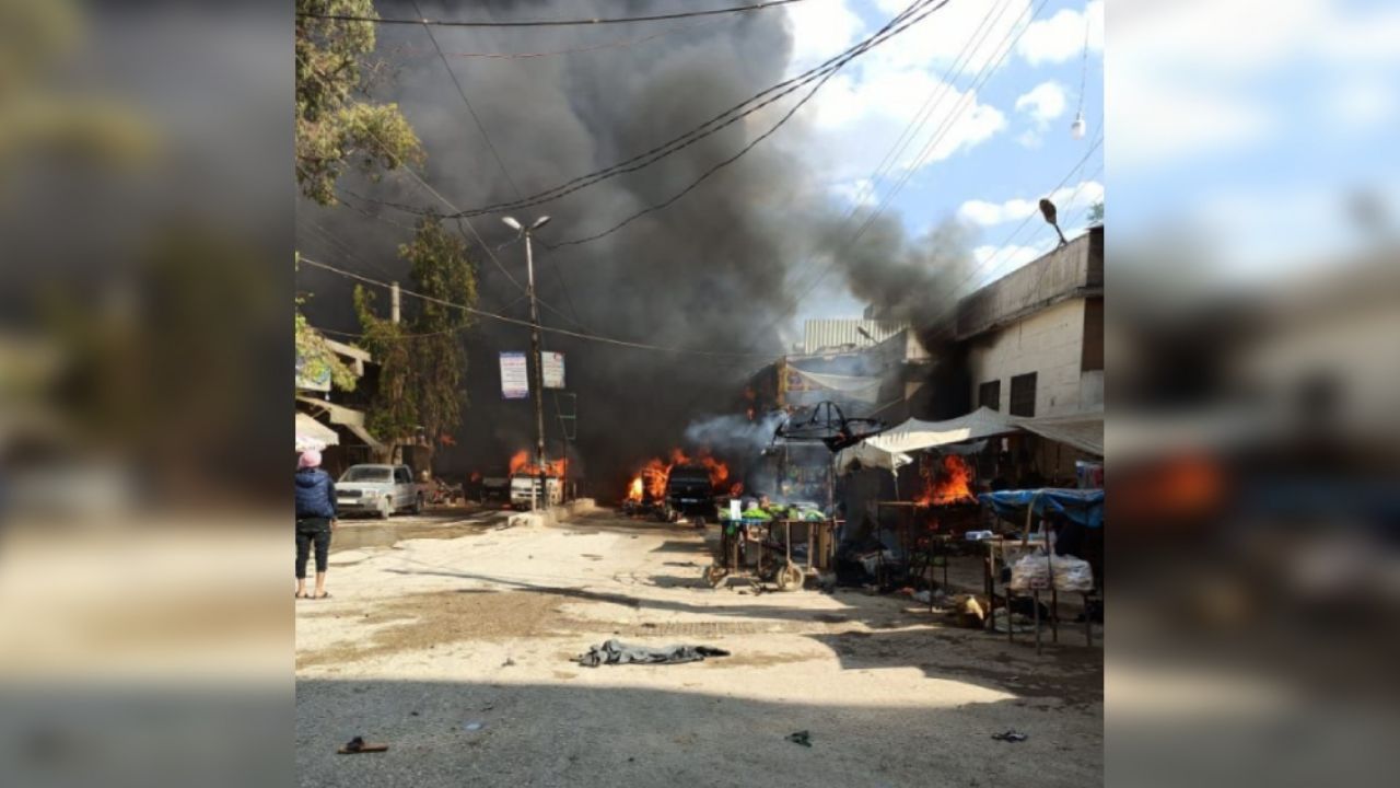 VIDEO: Atentado con camión-bomba deja al menos 40 muertos en Afrín