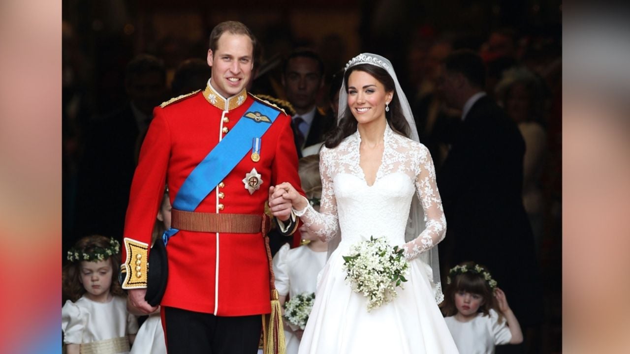 El secreto detrás de la icónica foto de boda del Príncipe William y Kate