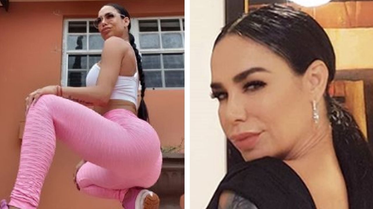 Lis Vega aprovecha la cuarentena para ejercitarse con ‘encarnados’ leggings