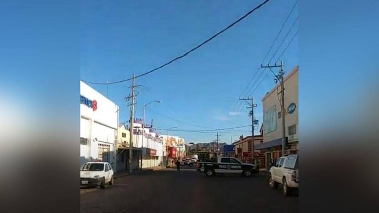 En pleno centro de Guaymas, sicarios dejan herida a una persona