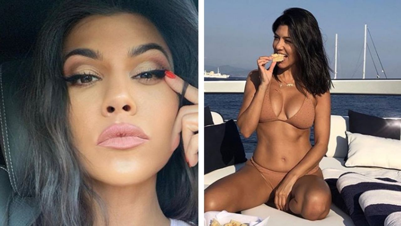 A sus 41 años, Kourtney Kardashian luce silueta de jovencita en sexy bikini