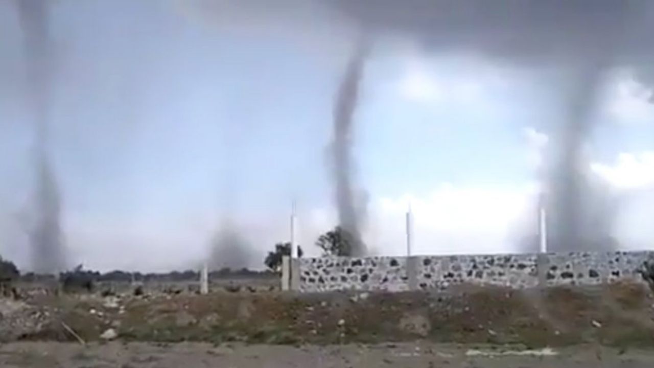 Habitantes de Puebla viven momentos de angustia por la aparición de tornados