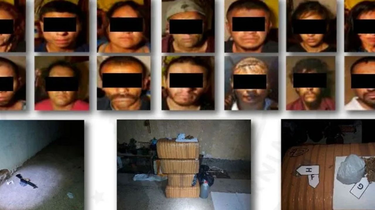 Logran desmantelar célula criminal en Tecate; hay 14 personas detenidas