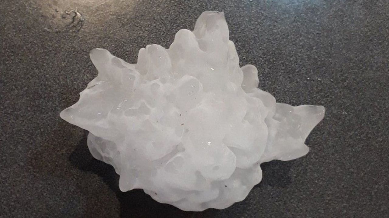 Conoce el granizo más grande de la historia de 23 centímetros, rompe el récord