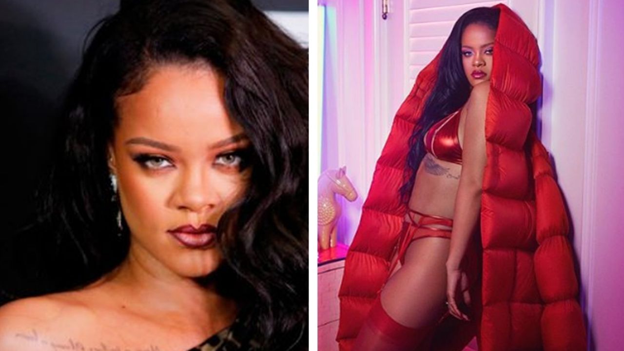 Rihanna se suelta el cabello y se deja ver en lencería de transparencias