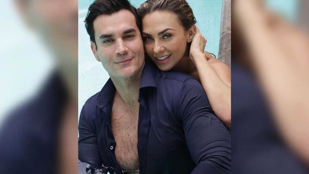 ¿Confirman Romance? David Zepeda le roba un beso a Aracely Arámbula durante programa