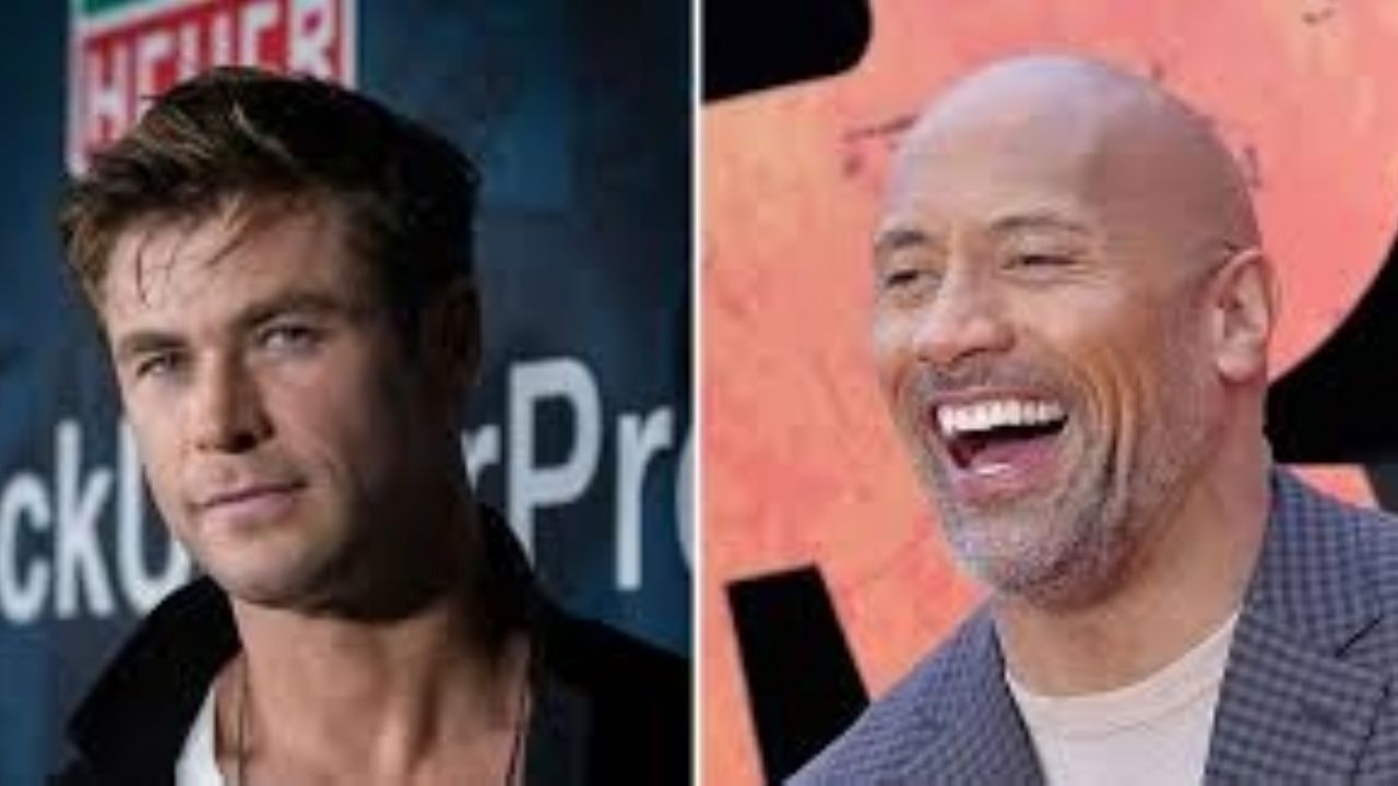 ¡Tienes que verlo! Esta es la celebración de Chris Hemsworth a Dwayne Johnson, ‘La Roca’