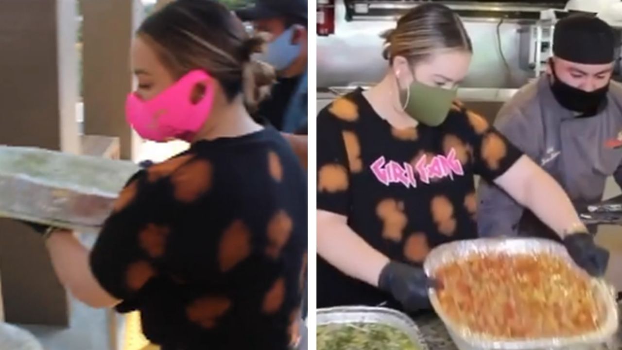 ¡Enorme corazón! Chiquis Rivera lleva comida a hospital: “Dar es mejor que recibir”