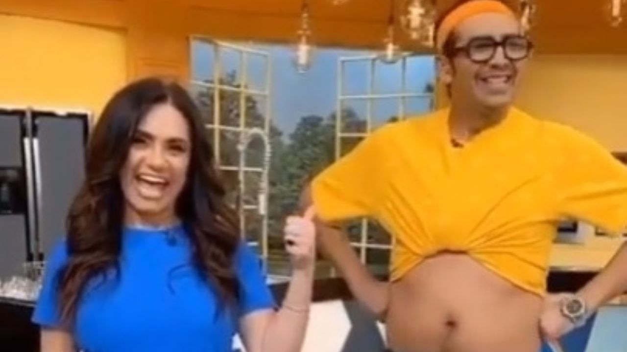 ¡Tienes que verlo! Sin pudor, ‘El Capi’ baila en top y sorprende a fans de ‘Venga la Alegría’
