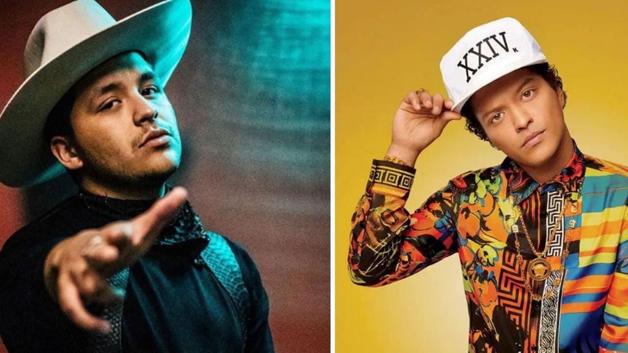 Christian Nodal se atreve a cantar en inglés ¿será que busca dueto con Bruno Mars?
