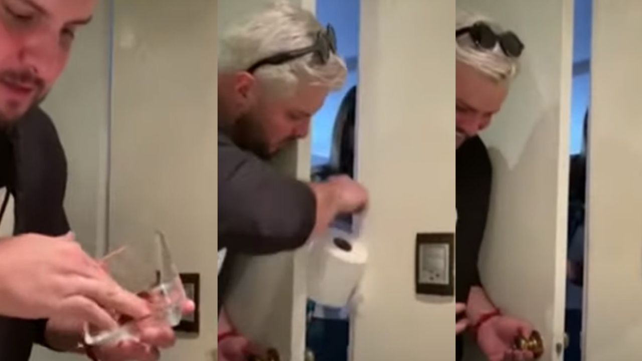 ¡Qué grotesco! Paul Stanley le juega asquerosa broma a su novia ¡en el baño!