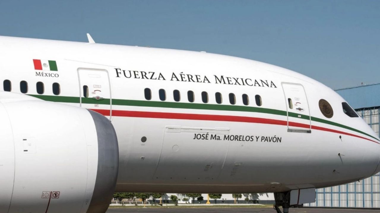 Captan al avión presidencial sobrevolando en Las Vegas tras 521 días sin volar