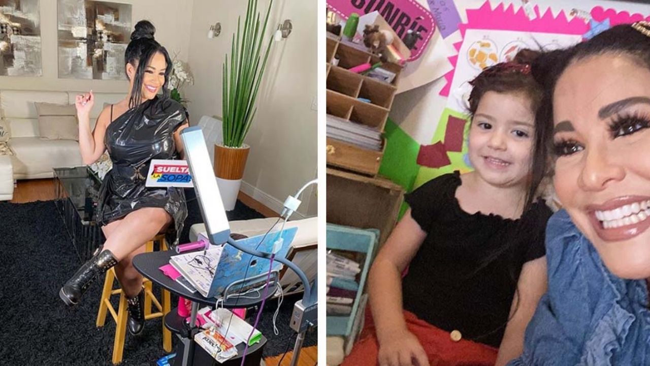 Hija de Carolina Sandoval la interrumpe y conmueve a fans de ‘Suelta la Sopa’
