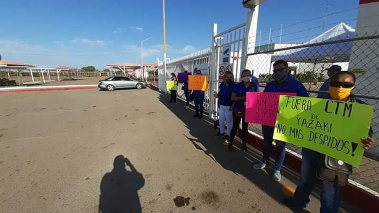 Trabajadores de Yazaki reciben liquidación solo del 50 por ciento