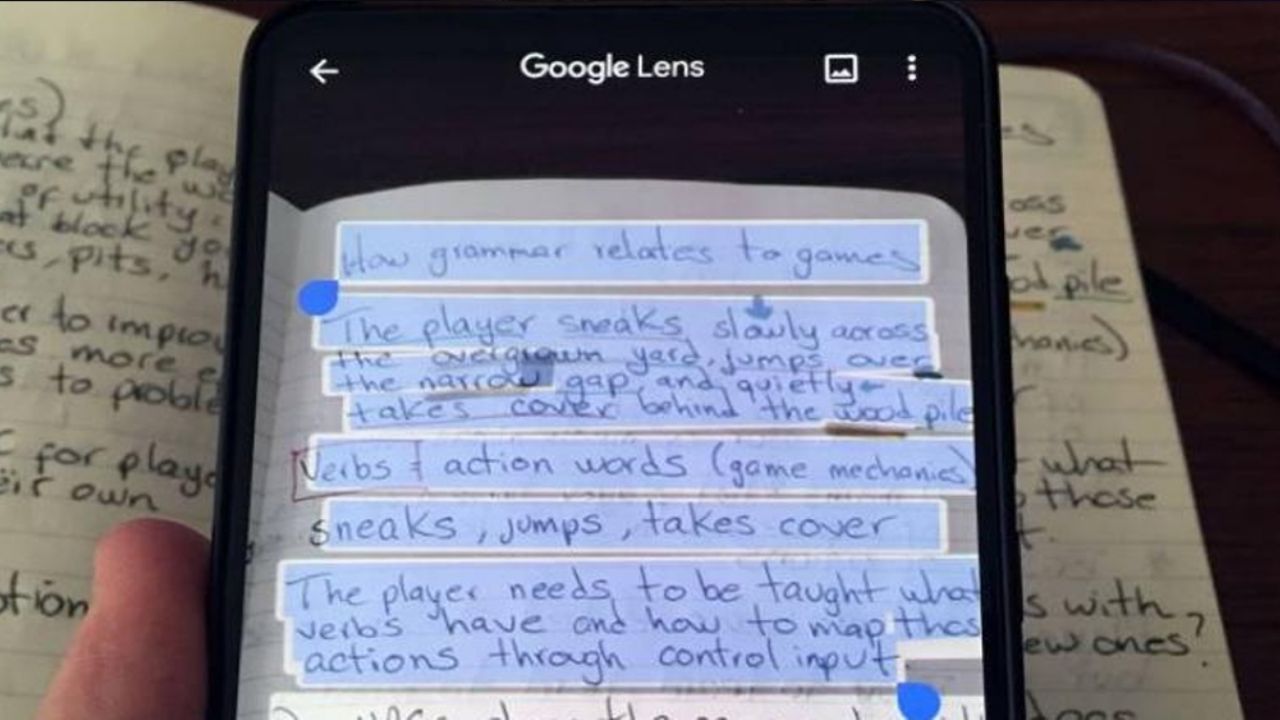 ¡Escribir ya no! Google Lens ayuda a escanear los textos a mano y pasarlos al móvil
