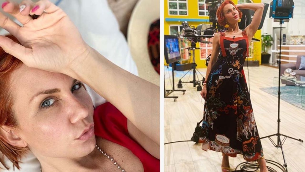 Michelle Vieth deja ver su pronunciado escote con una selfie en Instagram