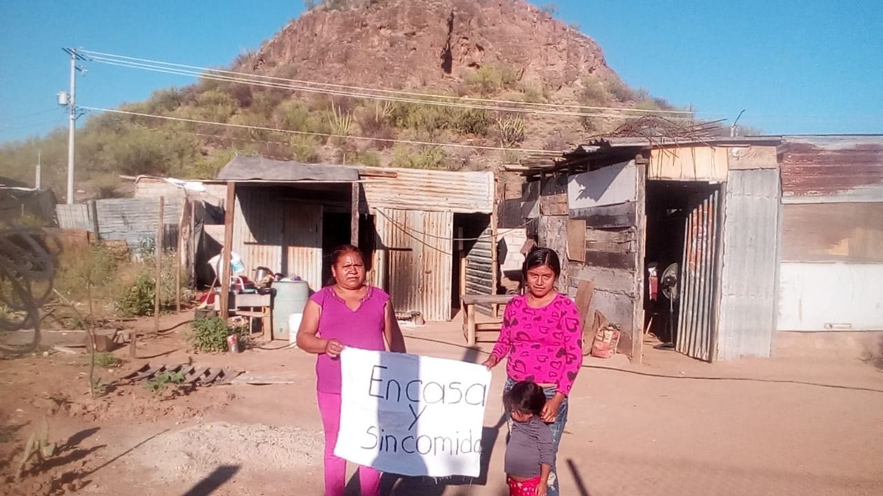 Familias de Huatabampo piden ayuda alimentaria al Gobierno Federal