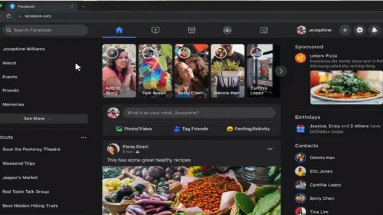 Ya es oficial; Conoce el nuevo diseño principal de Facebook para las computadoras