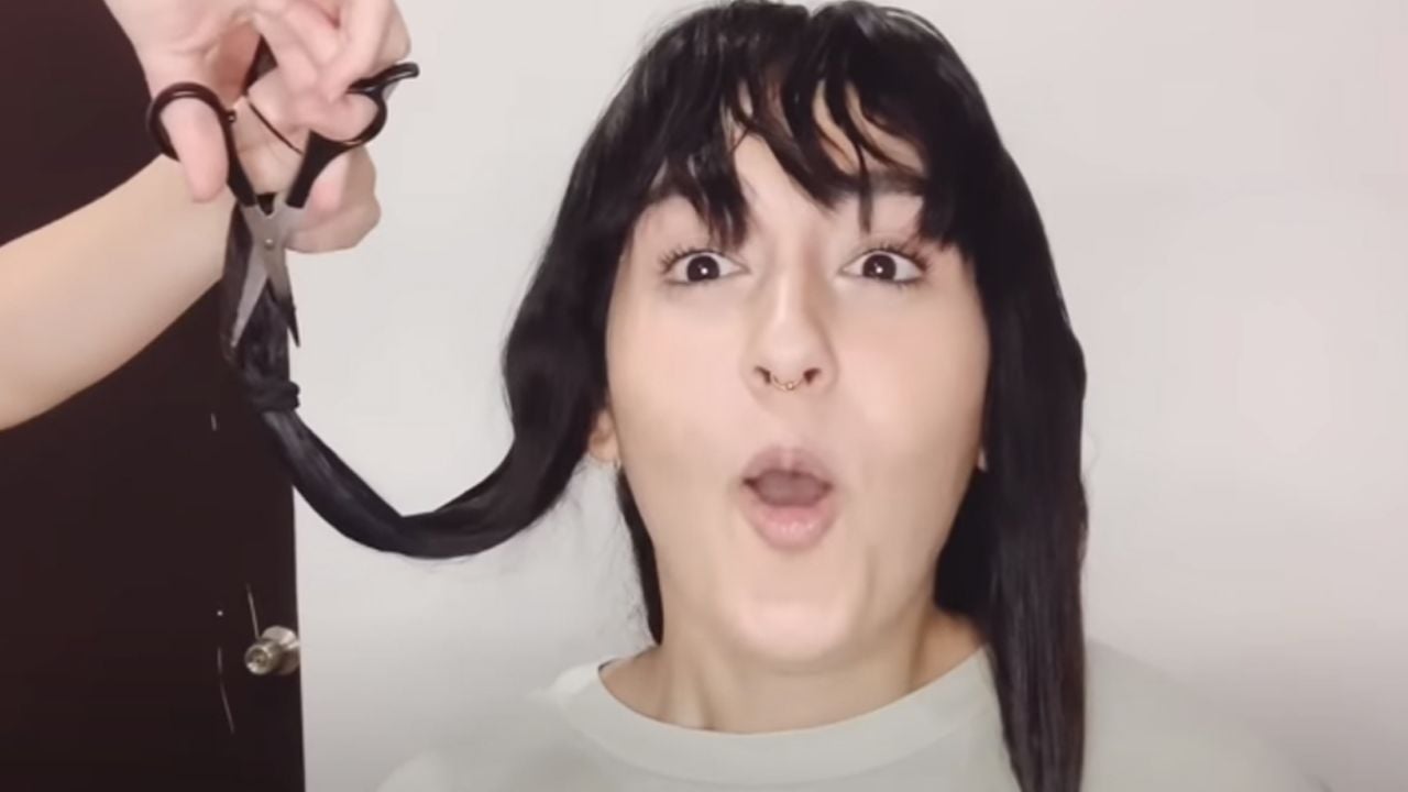 Cuarentena: Romina Marcos, hija Niurka, se corta el cabello frente a la cámara