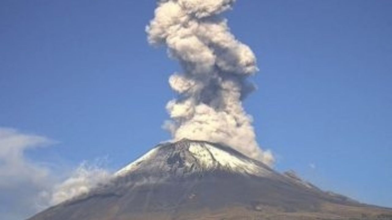 Popocatépetl registra 118 exhalaciones; se mantiene la alerte Amarilla Fase 2