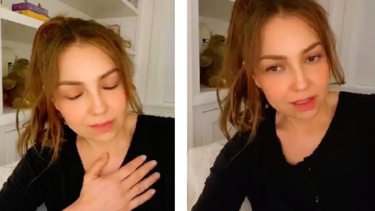 ¿Harta de sus hijos? Thalía confiesa lo ‘difícil’ que es ser madre durante la cuarentena