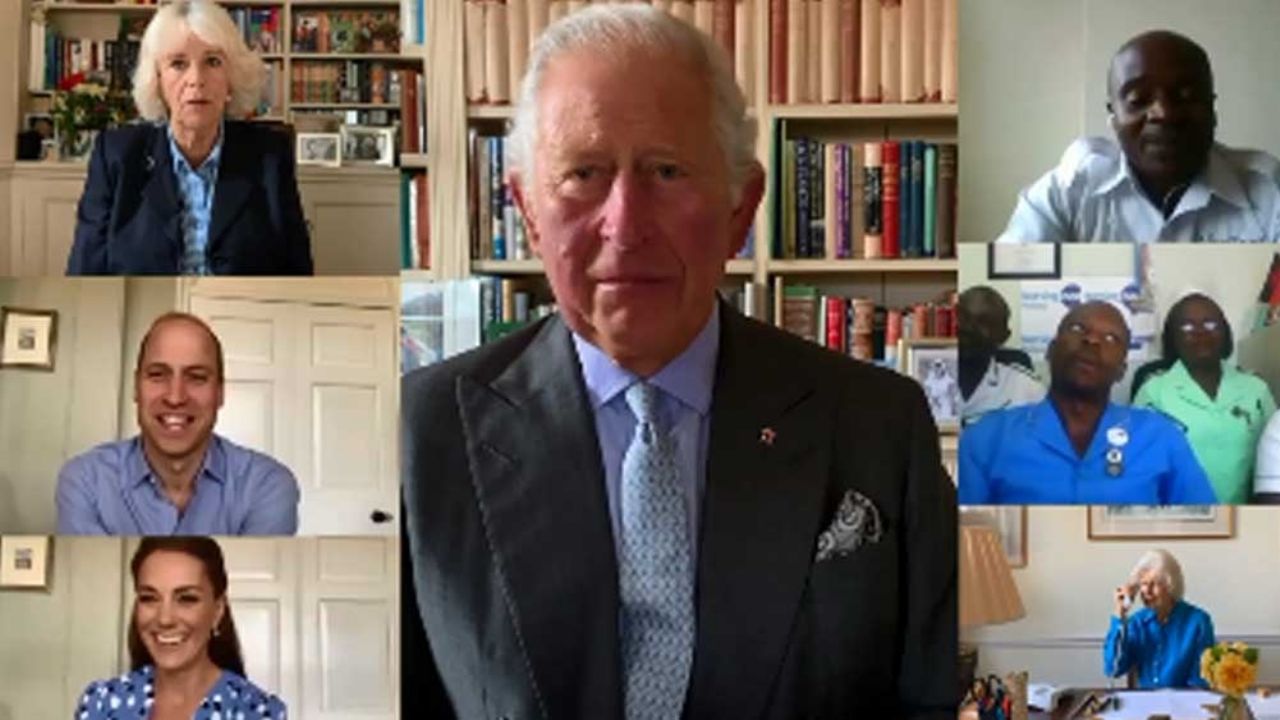 VIDEO: Meghan y Harry, los grandes ausentes en reunión virtual de la familia real