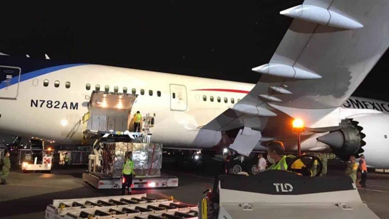 En camino el décimo vuelo proveniente de China con insumos médicos por Covid-19