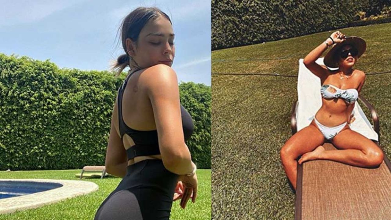 ¡Seductora! Danna Paola marca sus 2 meses de cuarentena con sexy pose en Instagram
