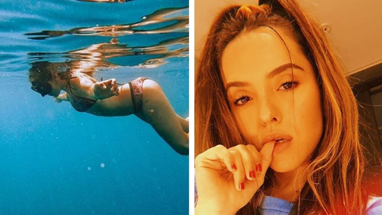 VIDEO: Evaluna Montaner disfruta del calor desde la alberca y en sexy bikini