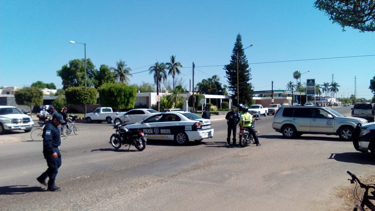 La vigilancia vial disminuye los accidentes en las calles de Huatabampo