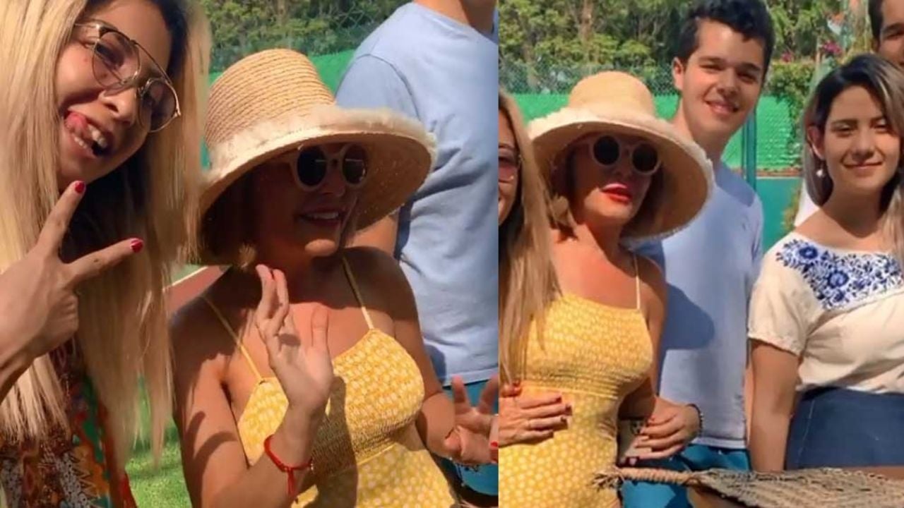 En traje de baño y en familia: Así celebró Itatí Cantoral su cumple en plena pandemia