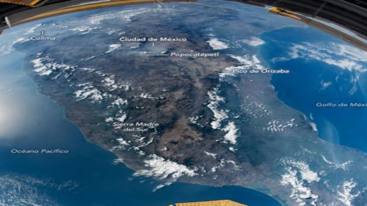 Así se ve México desde el espacio; NASA comparte impactante fotografía