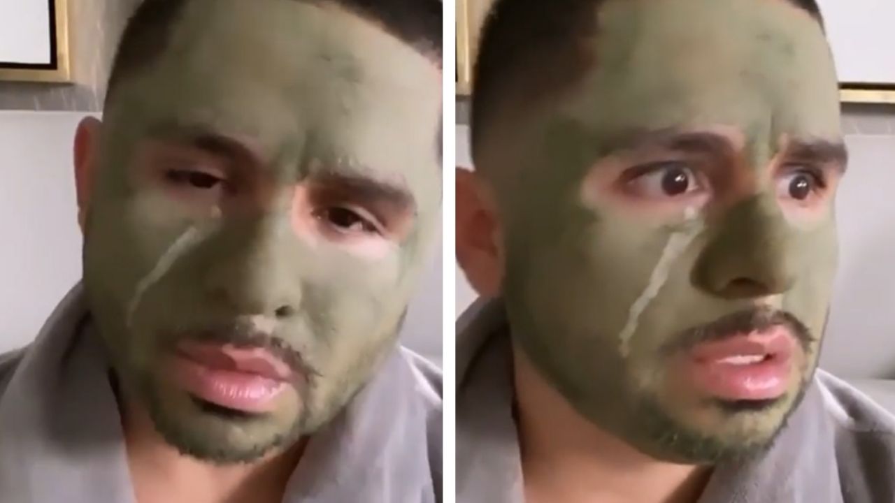 Larry Hernández es ‘linchado’ por lucir mascarilla facial: “Tu cara ya es irrescatable”