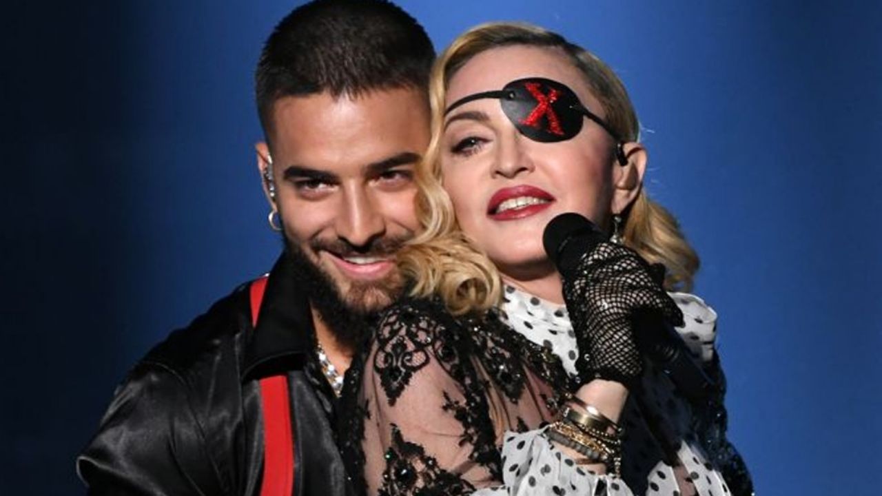 Maluma hace arder Instagram al recordar tremendo beso en los labios con Madonna