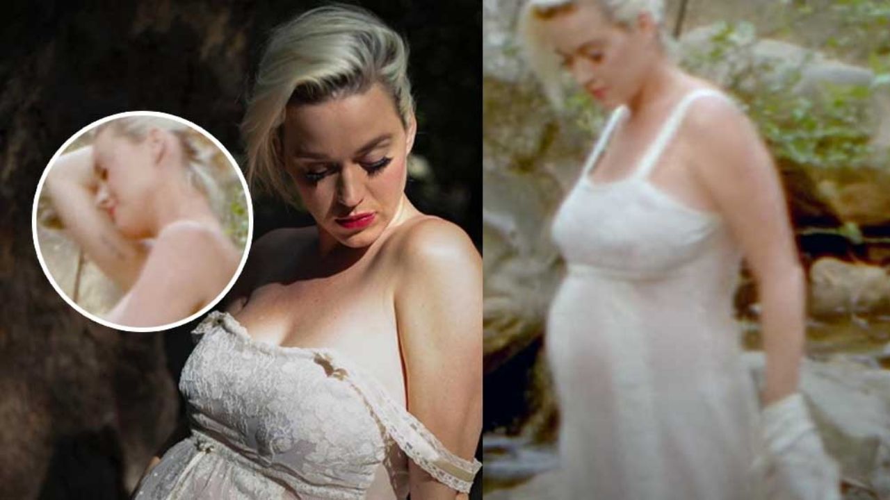 VIDEO: Katy Perry hace desnudo y luce su embarazo en nuevo clip musical ‘Daisies’