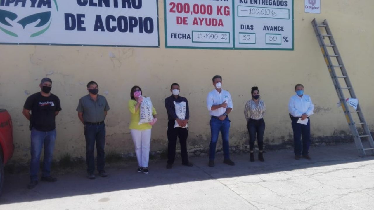 Aphym logra entregar 10 mil despensas a las familias mas necesitadas