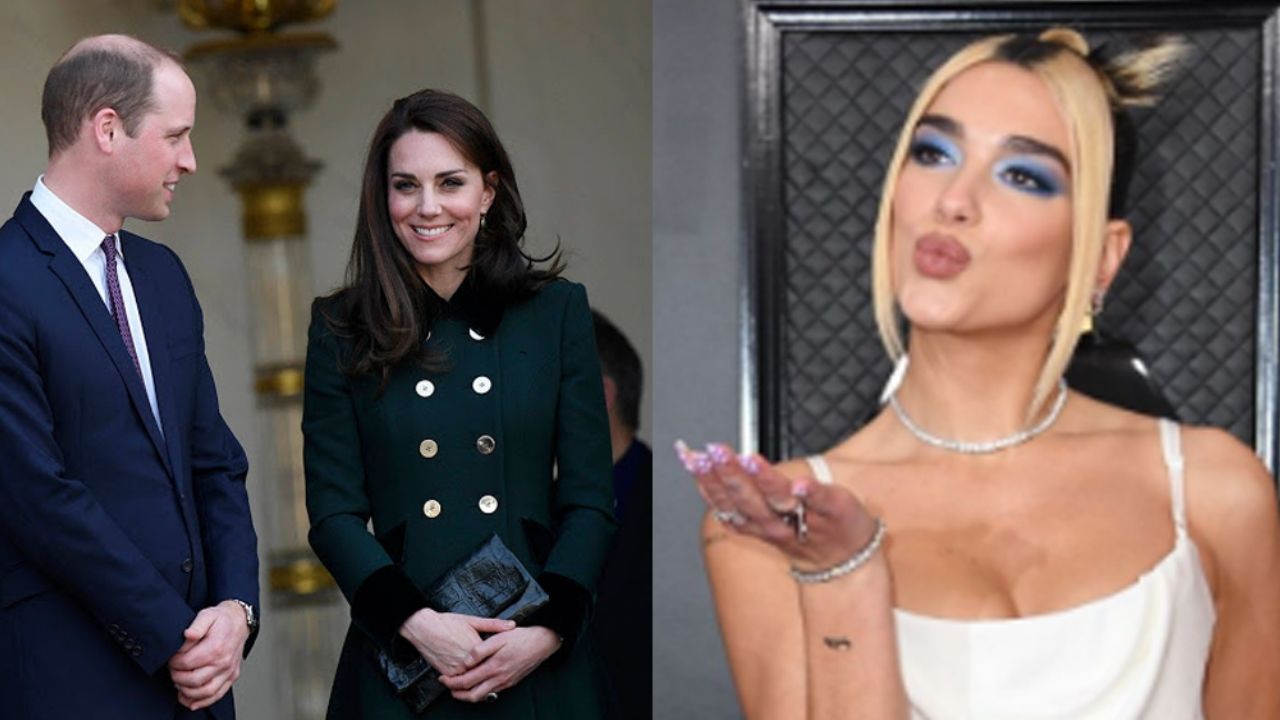 Dua Lipa se une a Kate y William para dar un importante mensaje al Reino Unido