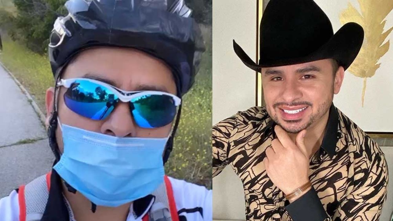 Tras accidente el que perdió dientes, Larry Hernández rompe la cuarentena y vuelve a andar en bici