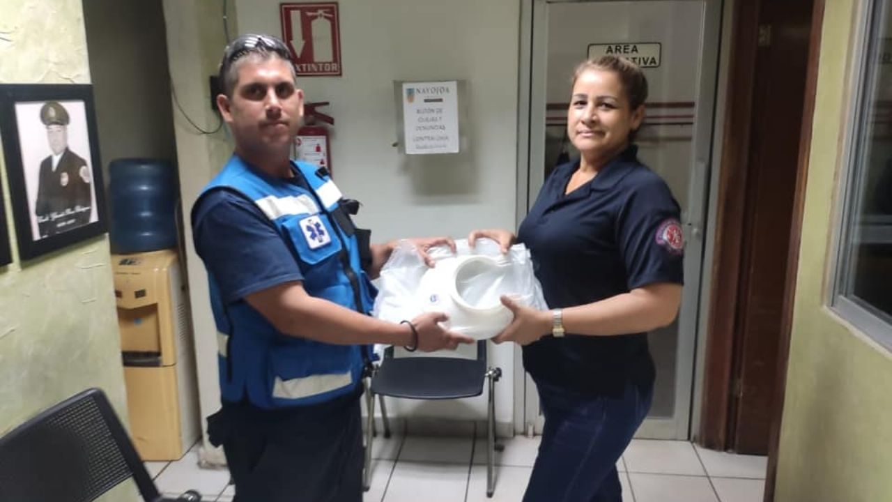 Protección Civil de Álamos recibe equipo de protección del gobierno estatal