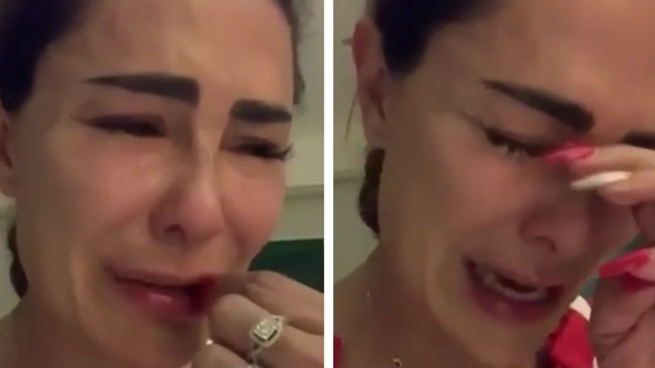 Ninel Conde muestra inédito video donde llora desconsolada por maltratos de su ex