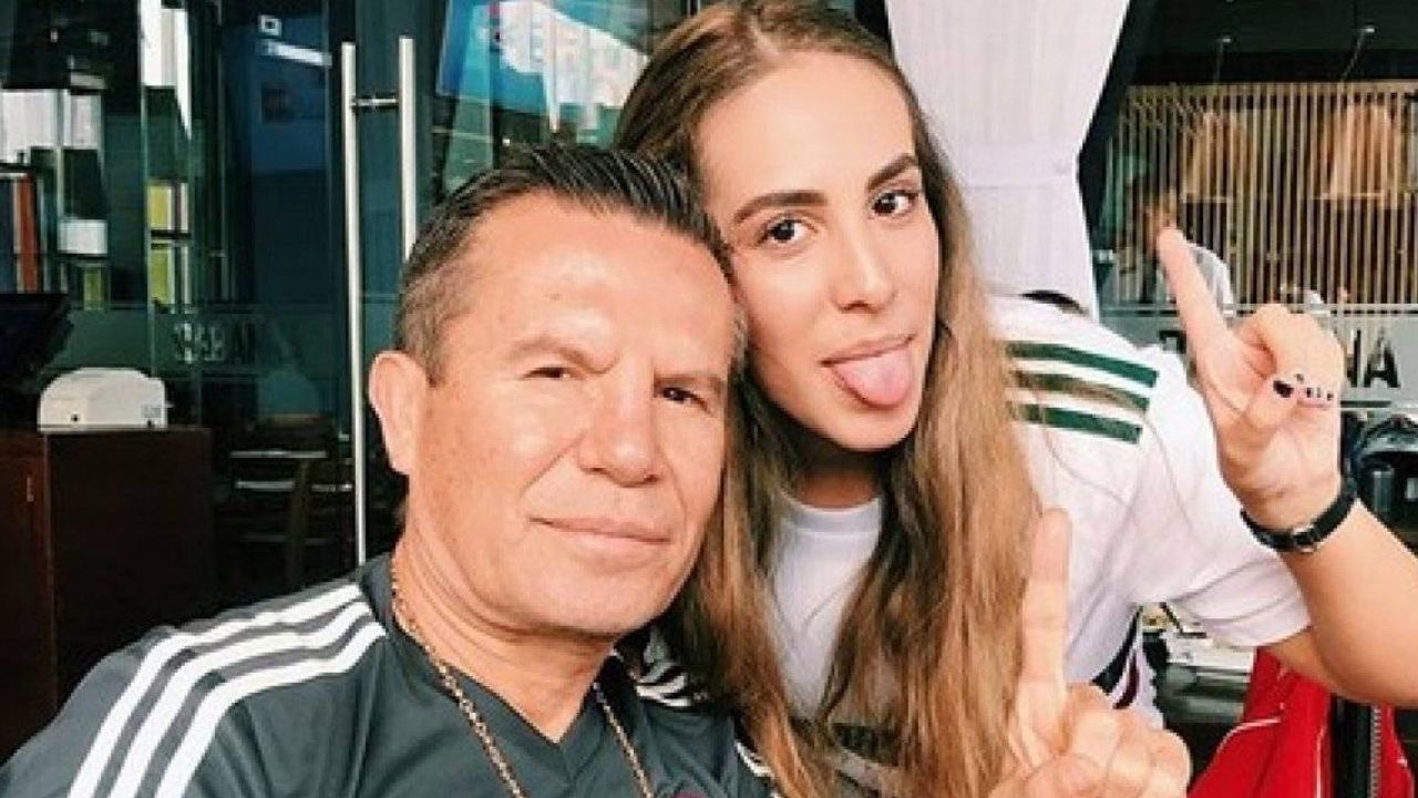 Julio César Chávez entrena a su hija Nicole, ¿para debutarla en los cuadriláteros?