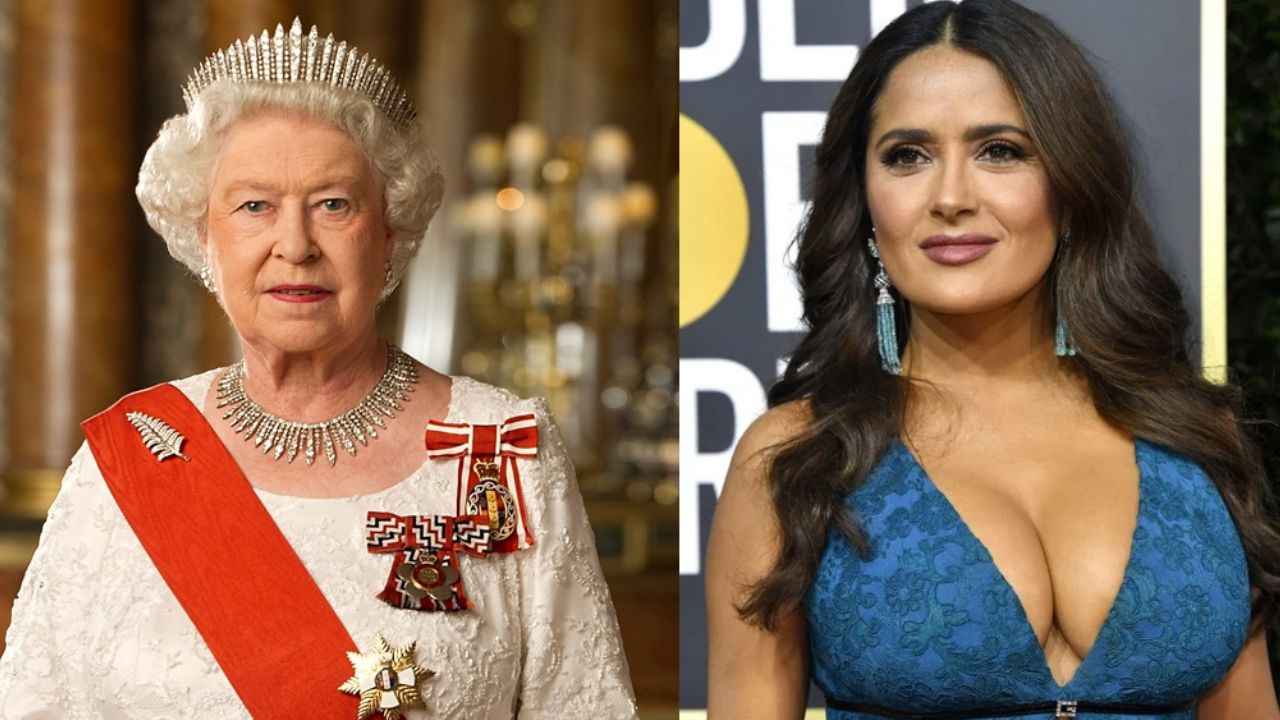 ¡Increíble! Salma Hayek sería más rica que la Reina Isabel II y esto lo comprobaría