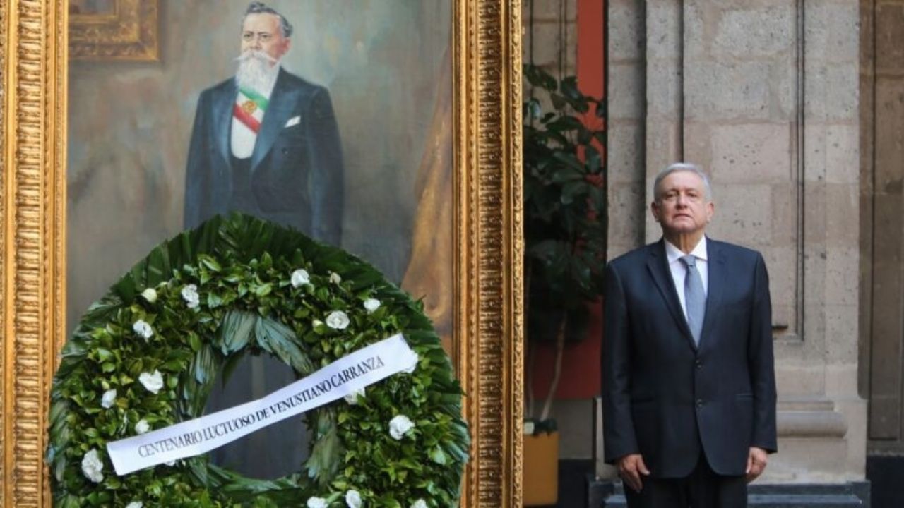 AMLO celebra centenario de Venustiano Carranza en CDMX