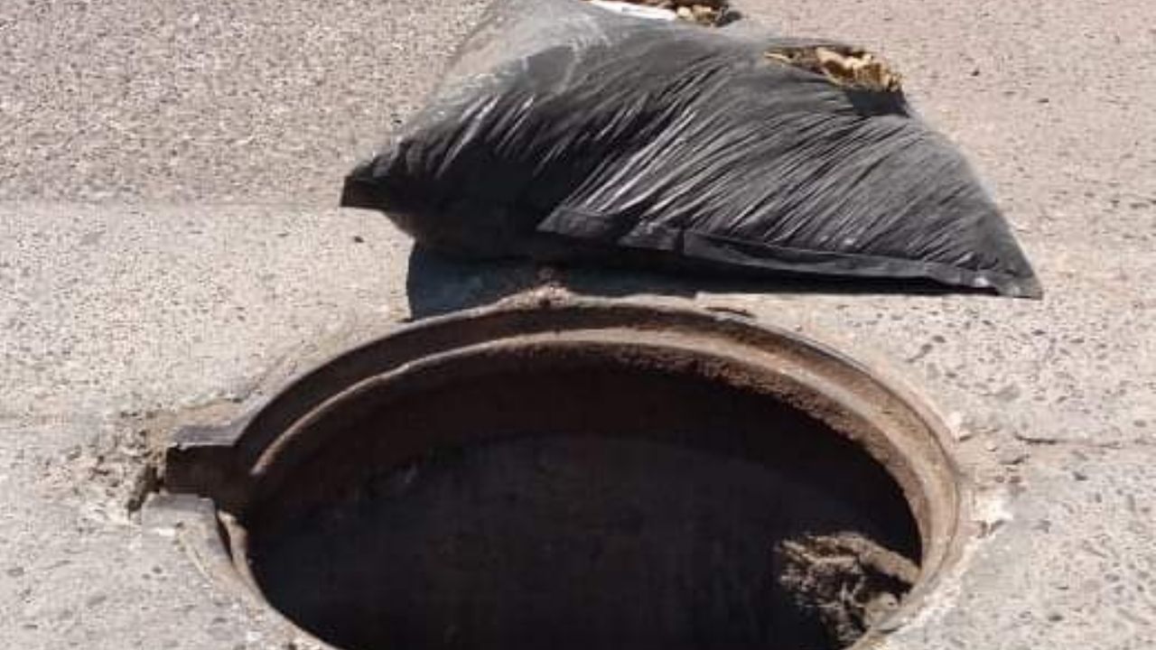 En Navojoa vandalizan alcantarillas ante la falta de vigilancia policial