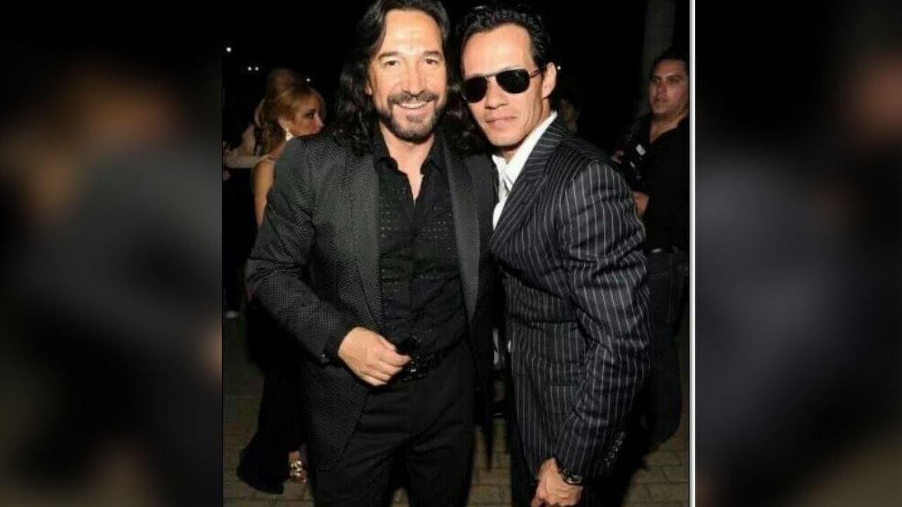Marco Antonio Solís comparte un inolvidable momento con Marc Anthony