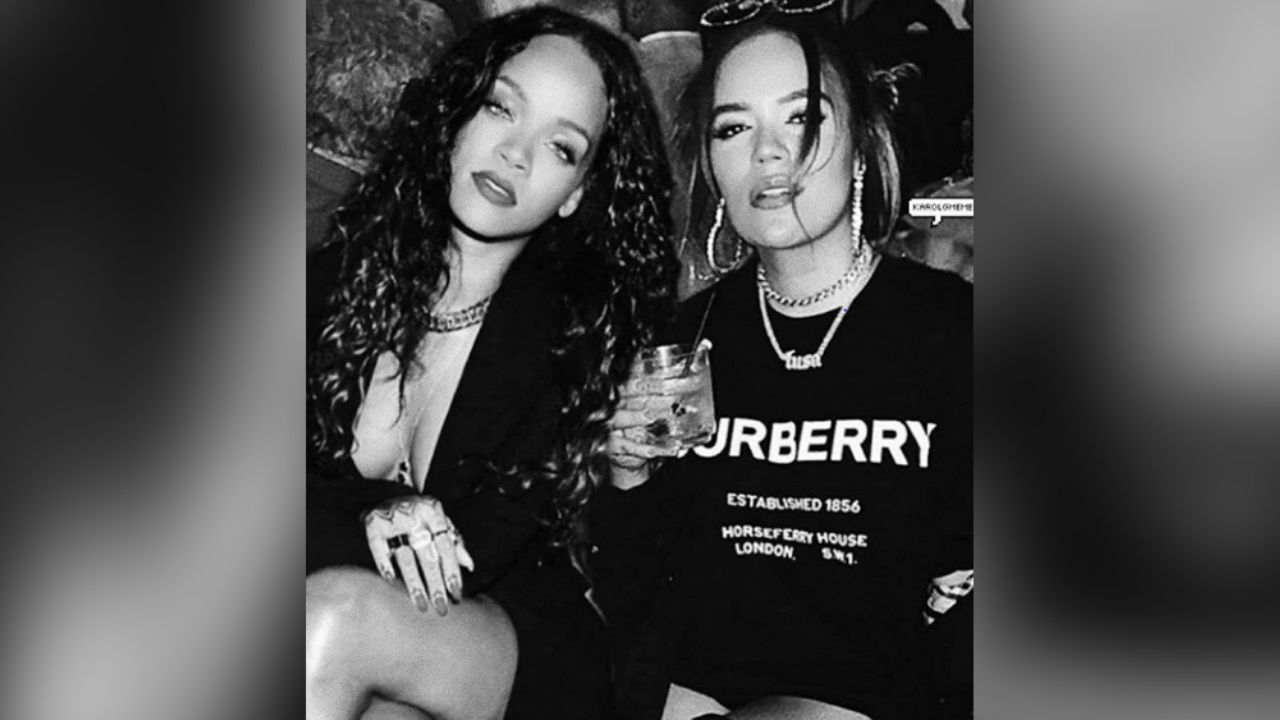 Karol G despierta la envidia de hombres y mujeres al lado de Rihanna: “Divas”